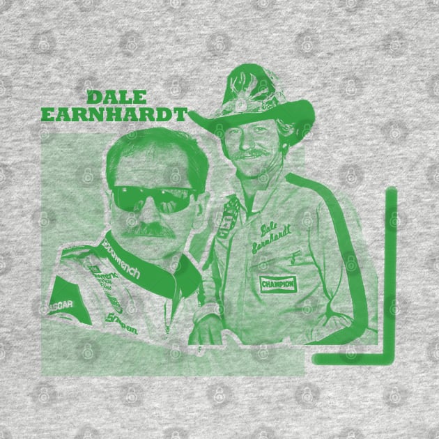 dale Earnhardt - green solid style by Loreatees